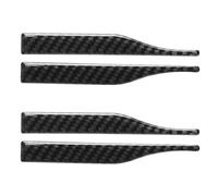 SG Store Pellicola Protettiva Specchietto Retrovisore Auto Striscia Raschiante Anti-collisione 12x1,44 cm Adesivo Protezione In Fibra Carbonio Decorativo