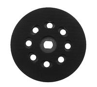 SG Store Platorello Per Levigatrice A 8 Fori da 125 mm Compatibile con Black & Decker BD190 KA190E SPEC375 Platorello Ricambio per Levigatrice con Gancio E Anello