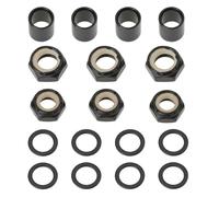 SG Store Set di Boccole per Skateboard Imperiali M8 da 18 Pezzi Compatibile con Bones Hardcore Nere