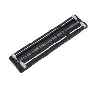 SG Store Tabellone Segnapunti da Biliardo Nero Tabellone Segnapunti da Gioco in Plastica 255 X 59 Mm Tabellone Segnapunti da Biliardo Montato A Parete per Bambini Tavoli da Biliardo Punteggio