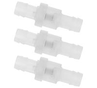 SG Store Valvola di ritegno trasparente da 12 mm con molla per acqua, carburante, olio, aria, gas, 3 pezzi