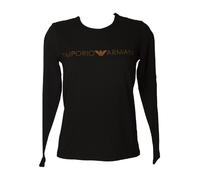 SG T-shirt donna EMPORIO ARMANI manica lunga girocollo maglia in cotone con sta