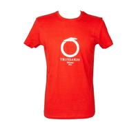 SG T-shirt uomo TRUSSARDI manica corta girocollo con logo stampato puro cotone a