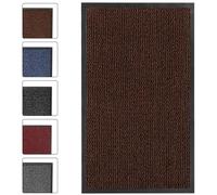 SG Traders Zerbino lavabile, con retro in gomma antiscivolo, per interni ed esterni, altamente assorbente, tappetino da cucina, perfetto per afferrare la polvere e lo sporco (60 x 120 cm, marrone)