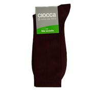 SG UN PAIO calza lunga calzino sottoginocchio uomo cotone filo di scozia CIOCCA