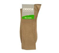 SG UN PAIO calza lunga calzino sottoginocchio uomo cotone filo di scozia CIOCCA