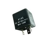 SG4143 Relè lampeggiante for indicatori di direzione for automobili 12V 24V 12VDC DC12V 24VDC DC24V 3PIN 1 pz(Black SG4143-24V)