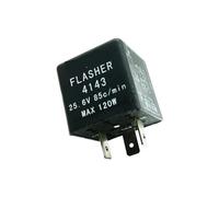 SG4143 SG 4143 12V 24V Automobile turn signal flasher relay 12VDC DC12V 24VDC DC24V 3PIN(Black SG4143-24V)