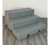 Sgabelli A 3 Livelli, Alzate for Coro Da Palco Pesanti In Plastica PE, Alzate for Scale Pieghevoli, for Spettacoli Da Bar(C)