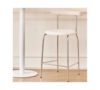 Sgabelli Cucina Sedie da bar Home Schienali minimalisti Panchine ad isola Seggioloni Sedie da bar Sgabelli con piedi alti stile crema leggero di lusso Sedia Alta