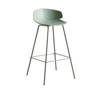 Sgabelli Cucina Seggiolone moderno minimalista con schienale Cucina domestica Sgabello da bar in ferro battuto Sgabello da bar nordico Sedia da bancone Sedie Bar(B)