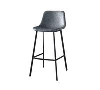 Sgabelli Cucina Sgabello da bar scandinavo Sgabello da bar retrò di lusso Sgabello da bar moderno semplice for uso domestico Sgabello alto in ferro Sedia alta da bar Sgabello Alto(Grijs)