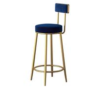 Sgabelli da bar alti fino al bancone, sgabelli alti rotondi con schienale e gambe in metallo, seggioloni per cucina