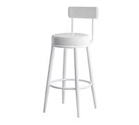 Sgabelli da bar alti per cucina a isola, seduta imbottita in pelle PU, gambe in metallo, altezza seduta 55 cm, perfetto per angolo colazione o bancone