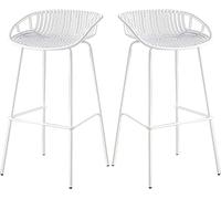 Sgabelli da Bar anternulca sedie da Bar, Set di sgabelli da 2 Bar pp Tela Metallica sgabelli da Pranzo con sgabelli da banco da Barra da baratro da bara