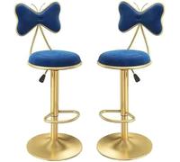 Sgabelli da Bar da 26/30 Pollici, sgabelli da Bar Moderni Altezza da banco, Sgabello di Velluto con Retro e Cima Sedile Girevole a 360 Gradi, sedie da Pranzo per Il Soggiorno per Pub Isola da Cucina