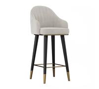 Sgabelli da bar girevoli in velluto ad altezza bancone, con schienali, per isola da cucina - elegante sedia da bar, per l'arredamento di pub e sala da pranzo