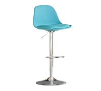 Sgabelli da bar girevoli regolabili con schienale, sedie da cucina moderne in ecopelle, design ergonomico per sala da pranzo e intrattenimento, elegante decorazione per la casa, ideale per isole da