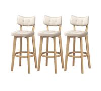 Sgabelli da bar in stile Mid-Century Modern ad altezza bancone con | Gli sgabelli da bar moderni di metà secolo, alti fino al bancone, presentano un elegante schienale curvo e una finitura color