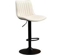 Sgabelli da bar in velluto marrone con poggiapiedi - Imbottiti, comodi, dal design moderno - Eleganti per la casa, la cucina, l'isola o il bancone del bar
