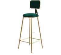 Sgabelli da bar per la colazione con schienale alto e poggiapiedi, altezza 75 cm, sedie da bancone da cucina, comode sedie da bar per cucina, isola da pranzo e relax
