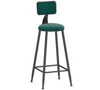 Sgabelli da Bar per la Colazione sgabelli da Bar sedie da Bar con Velluto Imbottito, 26/30 Pollici, capacità di 330 libbre, Sala da Pranzo di Morden Isola da Cucina Sgabello Alto (verde-1P, 75 cm/30