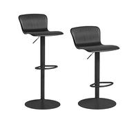 SGABELLI HOMCOM IT83A-159V00BK - ergonomici regolabili girevoli in polipropilene nero