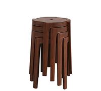 Sgabelli impilabili in legno con tappetini antiscivolo, design moderno per casa, cucina, ufficio, sala da pranzo e uso portatile