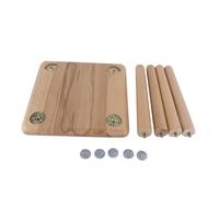 Sgabelli Multiuso in Legno per la Casa, Sgabello per Bambini Sgabello in Legno con Gradini, Piccola Panca Carina con Tappetino Antiscivolo, Sgabello per Mobili Fai da Te per (Sgabello quadrato