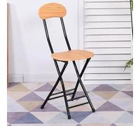 Sgabelli Pieghevoli, Sedia da Pranzo per la casa, Sedia dello Schienale, Sedia da addestramento, Sedia da dormitorio Studentesco, Sedia da Computer Minimalista, Sgabello Rotondo Pieghevole,A