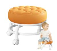 Sgabelli Rotolanti Con Ruote - Sgabello Vanity Rolling A 360°,Sgabello Girevole Girevole Con Ruote Sgabello Regolabile Con Per Cucina