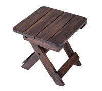 Sgabelli Sgabello pieghevole fatto a mano in legno massello, tavolino da salotto, mobile portatile Poggiapiedi del divano