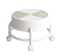 Sgabello a bassa altezza, sedia a rotelle con sedile basso,Sedia a rotelle bassa altezza con ruote | Sgabello a rotelle basso mobile robusto, scala con ruote girevoli a 360 ° per