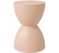Sgabello a Clessidra in Plastica Impermeabile, Sgabelli Rotondi in Plastica in Stile Nordico Moderno per Camerino del Bagno (Colori Multipli)(GuangmianL)