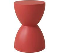 Sgabello a Clessidra in Plastica Impermeabile, Sgabelli Rotondi in Plastica in Stile Nordico Moderno per Camerino del Bagno (Colori Multipli)(GuangmianO)