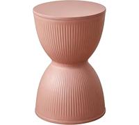 Sgabello a Clessidra in Plastica Impermeabile, Sgabelli Rotondi in Plastica in Stile Nordico Moderno per Camerino del Bagno (Colori Multipli)(HuawenM)
