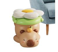 Sgabello a forma di animale - Bambini Ottoman Animal, Pouf | Top morbido ammortizzato con robuste gambe in legno, accento giocoso mobile realizzato per sostenere i piedi di riposo per l