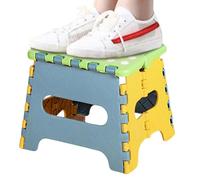 Sgabello a gradini pieghevole - poggiapiedi portatili di qualità superiore | Plastica a un passo leggero | CAMPAD POOTPAD COMPATTO NON SLIT SILLING per bambini cucina per bambini