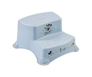 Sgabello a pedale Keeeper Mickey a due livelli con funzione antiscivolo blu