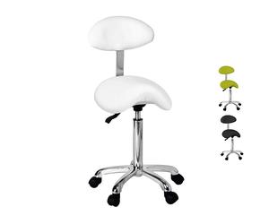 Sgabello a Sella con Schienale Ovale - Design Ergonomico per il Massimo Comfort