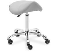 Sgabello a sella ergonomico YORK LIGHT GRAY altezza regolabile