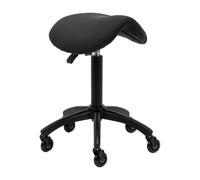 Sgabello a sella per tattoo Gabbiano D032 (nero)