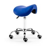 Sgabello a sella, sedia da ufficio idraulica in pelle PU con imbottitura spessa, perfetta per cliniche di bellezza e casa, supporta fino a 200 kg