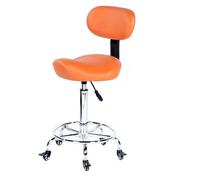 Sgabello A Sella, Sgabello Ergonomico Con Seduta A Sella, Sgabello Girevole Regolabile In Altezza, Con Schienale, For Centri Massaggi, Cliniche, Centri Benessere E Studi Medici(Color1)