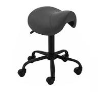 Sgabello A Sella, Sgabello Ergonomico Con Seduta Divisa E Ruote Di Supporto For La Schiena, Sedia Da Salone Regolabile For Artisti E Parrucchieri(B,Without backrest)