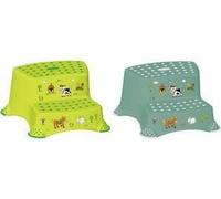 Sgabello a step di Keeeper Kids "Igor Funny Farm, due -green a due stadi, verde nordico, con impronta, capacità di carico: 120 NEW