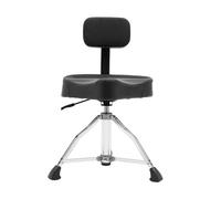 Sgabello a tamburo con schienale, sgabello regolabile in altezza, sedia a tamburo pneumatica, può essere utilizzato in uffici, sale per pianoforte, studio, studi d'arte, concerti