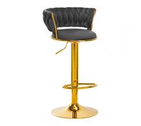Sgabello alto altezza regolabile color oro verde nero grigio blu