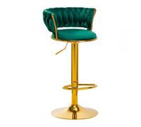 Sgabello alto altezza regolabile color oro verde nero grigio blu
