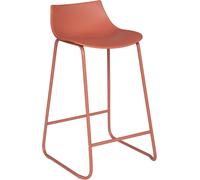 ATMOSPHERA CREATEUR D'INTERIEUR - Sgabello da bar otac in metallo rosa terracotta